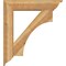 Ekena Millwork Westlake Traditional Rough Sawn Bracket w/ Offset Brace, Western Red Cedar, 8"W x 36"D x 40"H BKT0806X36X40WTL01RWR - alternate 2